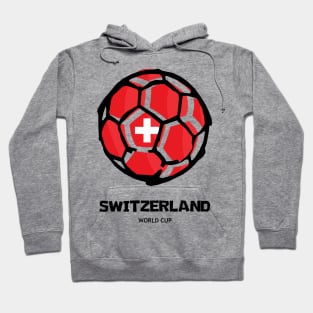 Switzerland Football Country Flag Hoodie